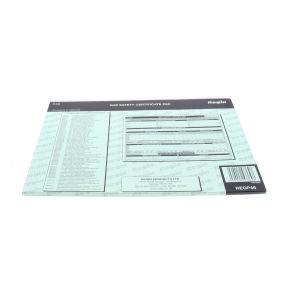 Regin Gas Safety / Landlords Certificate Record Pad REGP46
