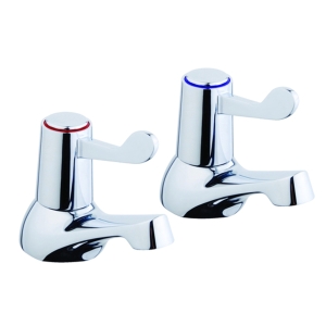 Vitellio Lever Basin Taps (Pair)