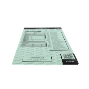 Regin Maintenance Check List Record Pad REGP65