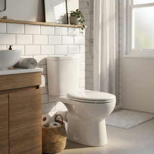 Toilet To Go - Close Coupled Toilet Pack with 6 Litre Dual Flush