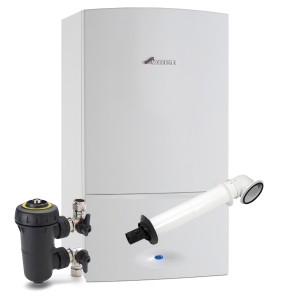 Worcester Bosch Greenstar 28Cdi 28Kw Combi Boiler With Horizontal Flue & Filter Pack 7733600054