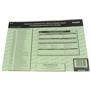 Regin Unvented Storage Vessel Pad REGP58