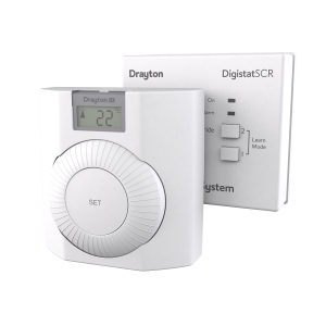 Drayton Digistat+ Radio Frequency Wireless Programmable Room Thermostat with SCR RF601-5Y