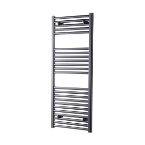 Vitellio Straight Towel Rail Anthracite 700mm x 500mm 