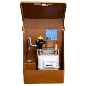 Clesse Evolution Meterbox Brown Low Pressure 22mm Outlet UUMBBR0-LP-22mm