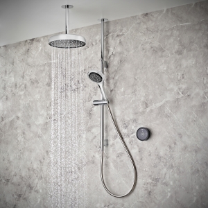 Mira Platinum Dual Outlet Digital Ceiling Fed Shower Low Pressure 1.1981.011