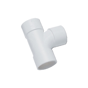 Plumbright Solvent Waste 92.5 Swept Tee 50mm White PWST50WB
