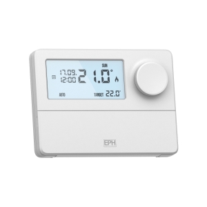 EPH Controls CP4D Room Thermostat with Dial, RF, Programmable