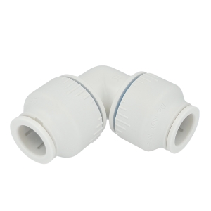 Plumbright White Plastic Push-Fit 15mm Equal Elbow 10 Pack MCP SPE6766M
