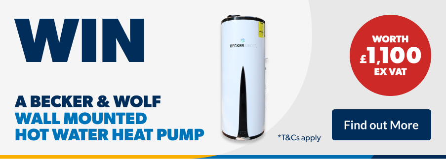 WIN a becker & Wolf wall mounted hot water heat pump 